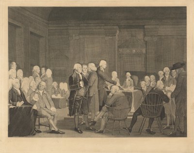 Congress Voting Independence by Edward Savage, after Robert Edge Pine