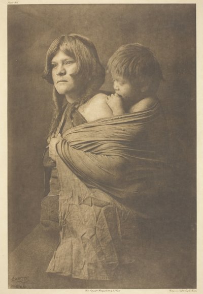 A Hopi Mother, 1921 by Edward Sheriff Curtis