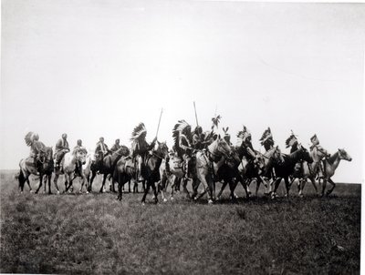 Brule War Party by Edward Sheriff Curtis