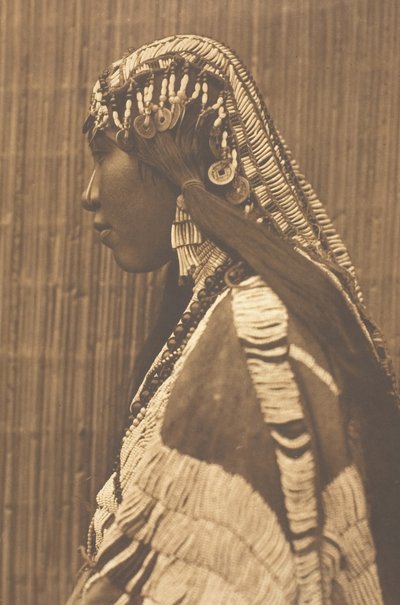 Wishham Girl, Profile, 1910 by Edward Sheriff Curtis