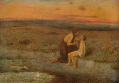 Hagar and Ishmael by William Edward Stott