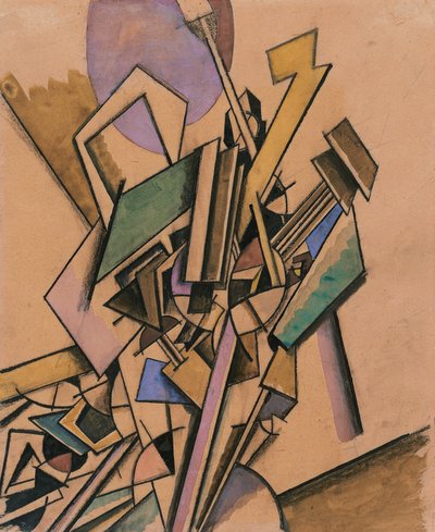 Vorticist Study by Edward Wadsworth