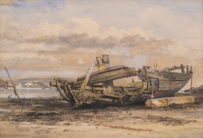 Wreck in Plymouth Sound by Edward William Cooke