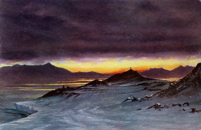 Hut Point, Midnight, March 27th, 1911 by Charles Edward Wilson