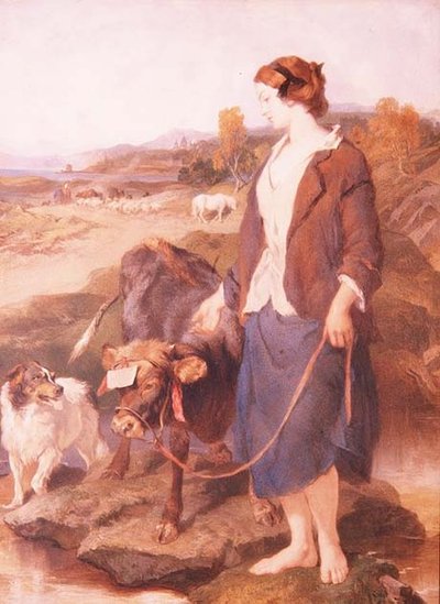 The Prize Calf by Edwin (after) Landseer