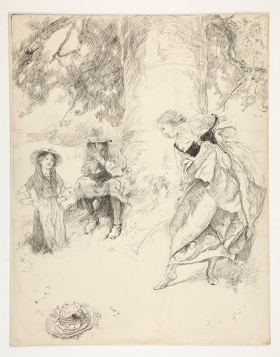Amaryllis Dancing by Edwin Austin Abbey