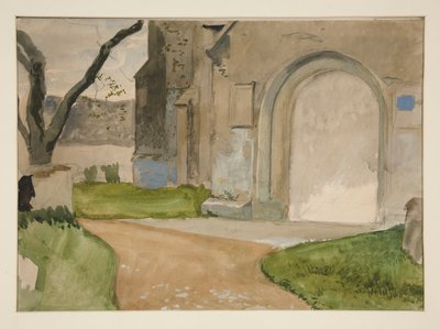 Architectural Study by Edwin Austin Abbey