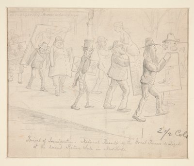 Cartoon by Edwin Austin Abbey