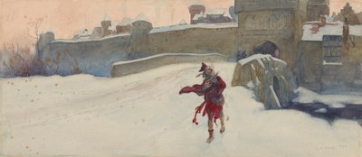 Composition study by Edwin Austin Abbey
