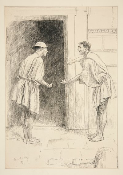 Dromio of Ephesus by Edwin Austin Abbey