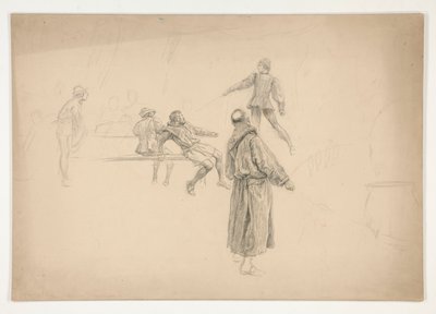 Figure Drawing by Edwin Austin Abbey
