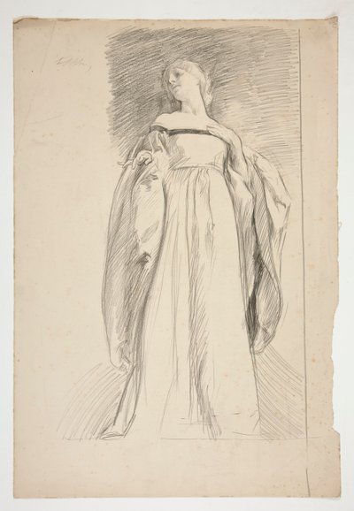 Figure Study by Edwin Austin Abbey