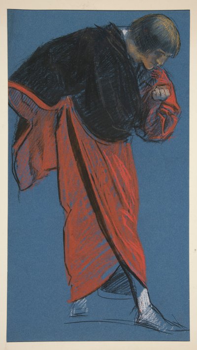 Figure Study for... by Edwin Austin Abbey
