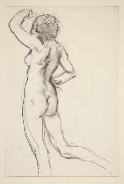 Figure study by Edwin Austin Abbey