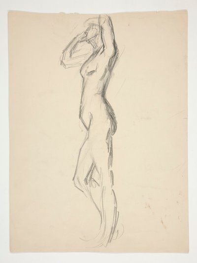 Figure study by Edwin Austin Abbey