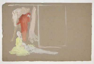 Group of Figures - Unidentified Illustration by Edwin Austin Abbey