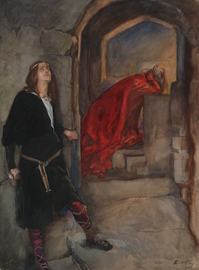 Hamlet by Edwin Austin Abbey