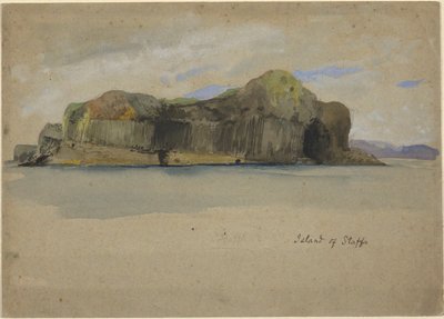 Island of Staffa by Edwin Austin Abbey