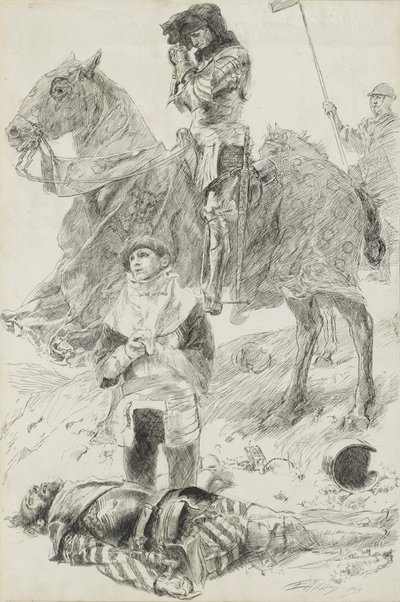 Lancastrian Soldier by Edwin Austin Abbey