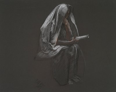 Seated Figure by Edwin Austin Abbey