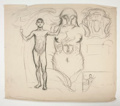 Sheet of Sketches by Edwin Austin Abbey