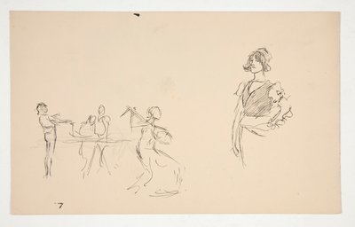 Sheet of Sketches by Edwin Austin Abbey