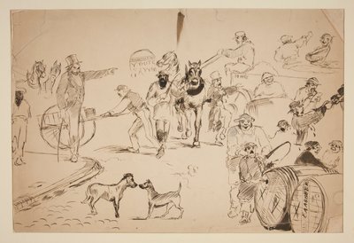 Street Scene by Edwin Austin Abbey