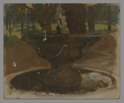 Study of a Fountain by Edwin Austin Abbey