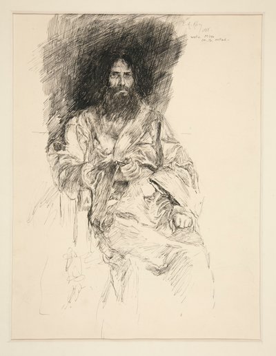 Study of a Bearded Man (Shakespeare) by Edwin Austin Abbey