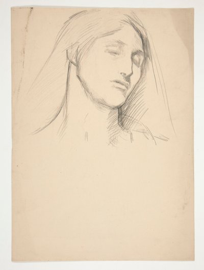 Study of a Woman by Edwin Austin Abbey