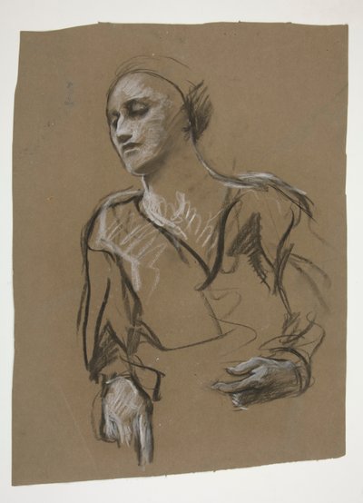 Study of a woman by Edwin Austin Abbey