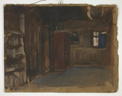 Study of an Interior by Edwin Austin Abbey