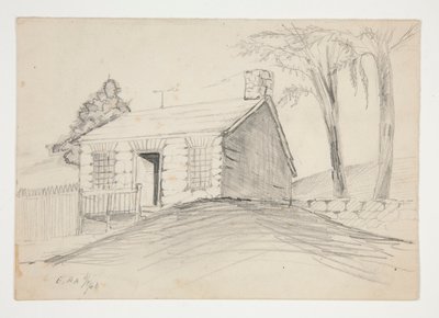 The Oldest House in Ellicotts Mills by Edwin Austin Abbey