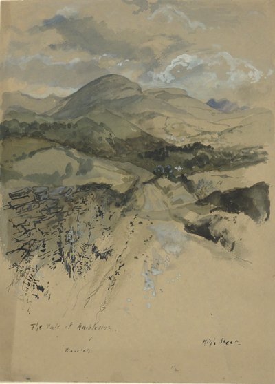 The Vale of Ambleside, Wansfell by Edwin Austin Abbey