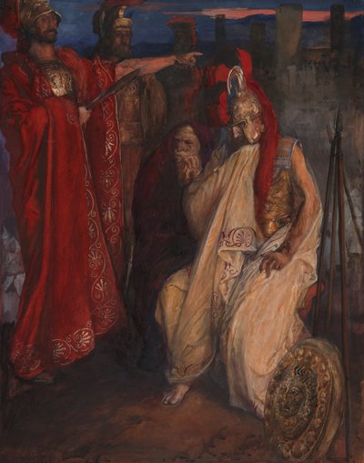 Troilus and Cressida: Before Agamemnon by Edwin Austin Abbey