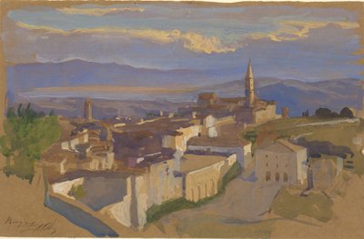 View of Perugia by Edwin Austin Abbey