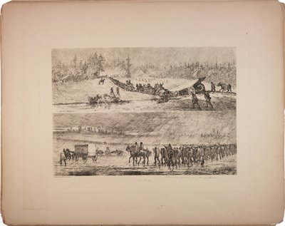 Stuck in the Mud, 1876 by Edwin Austin Forbes