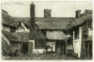 The Cross Keys, St Neots, Cambridgeshire by Edwin Edwards