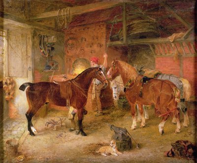The Blacksmith by Edwin Frederick Holt