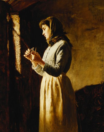 Mending the Nets by Edwin Harris