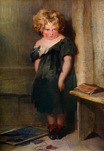 A Naughty Child, 19th Century, 1912 by Edwin Landseer