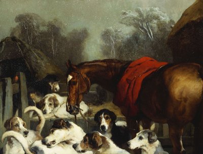 No Hunting Till the Weather Breaks by Edwin Landseer