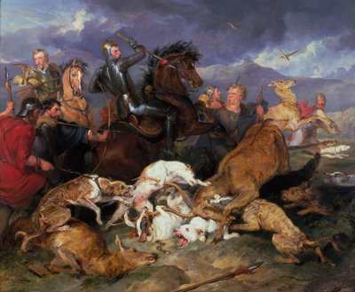 The Hunting of Chevy Chase by Edwin Landseer