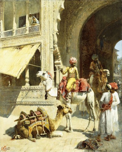 Indian Scene by Edwin Lord Weeks