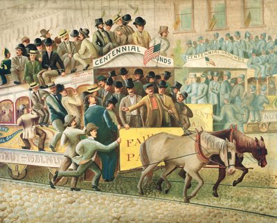 Street Car Travel During the Centennial by Edwin S. Haley