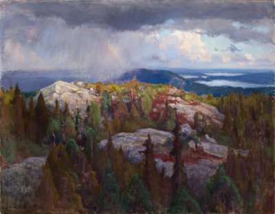 Landscape Maisema Kolilta, 1918 by Eero Järnefelt