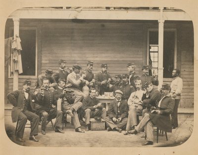 New York 7th Regiment Officers by Egbert Guy Fowx