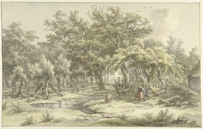 Landscape near Eext (Drenthe) by Egbert van Drielst