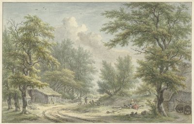 Landscape near Eext, Drenthe by Egbert van Drielst