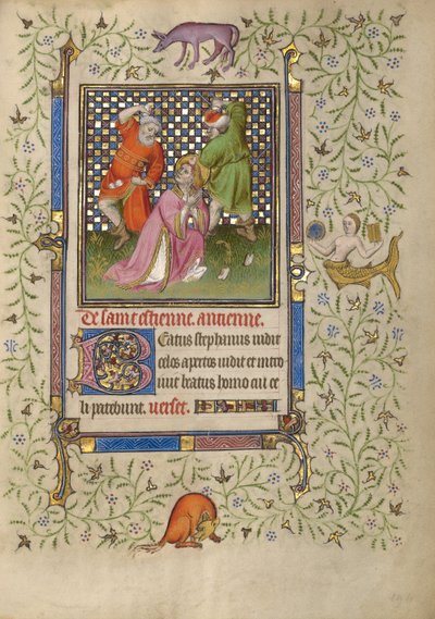 The Stoning of Saint Stephen by Egerton Master